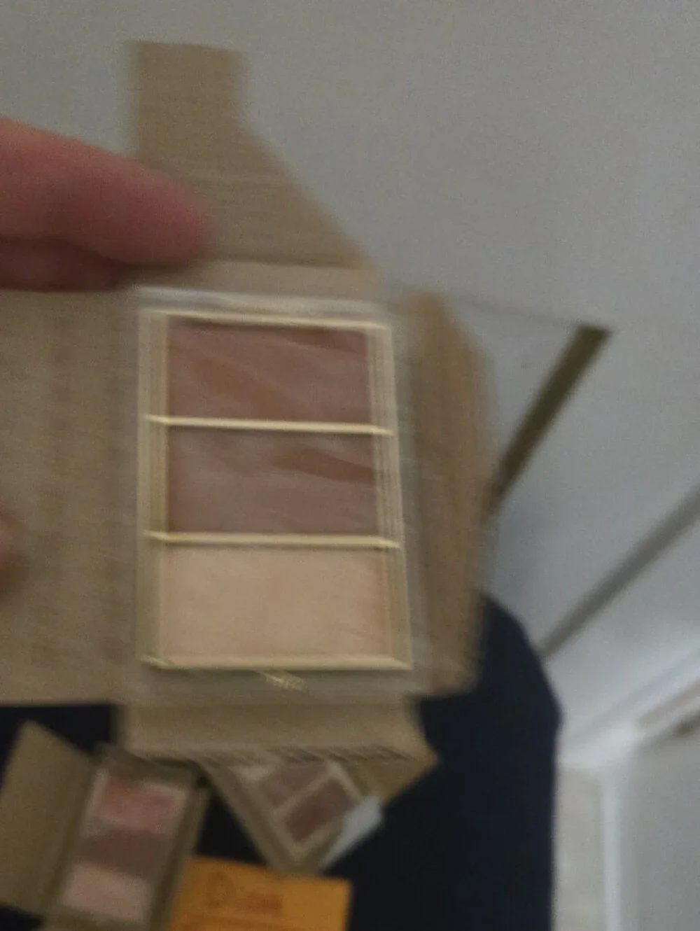 Dior Bundle Of 4 - Powder Blush Trio full size Refill - Warm Pink & Tan Trios